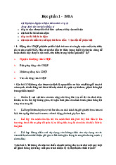 Đề cương học phần 1 - Môn Kinh tế vĩ mô - Đại Học Kinh Tế - Đại học Đà Nẵng