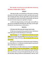 Bài tập lớn Kinh tế chính trị | Học Viện Ngân Hàng