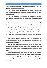 Ôn tập thi vấn đáp hành chính - QLHCNN và đặc điểm quản lý