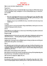 Bài Tập Mẫu Dòng Tiền Dự Án | Phân Tích Đầu Tư