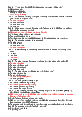 Trắc nghiệm Tế bào gốc - Sinh đại cương | Trường Đại học Khoa học Tự nhiên, Đại học Quốc gia Thành phố Hồ Chí Minh