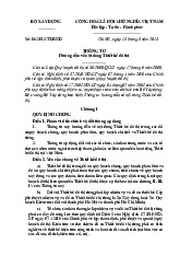 Thông tư số 06/2013/TT-BXD: Hướng dẫn Thiết kế Đô thị tại Việt Nam | Môn Xây dựng dân dụng - Đại học Xây Dựng Hà Nội
