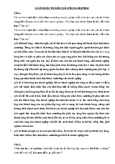 Tổng hợp câu hỏi ôn thi môn quản trị marketing | Trường Đại học Công Nghiệp TPHCM