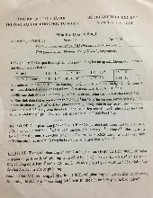Đề thi Hóa kỹ thuật (K62 Hóa dược, K63 Hóa học) đề số 1 kỳ 1 năm học 2020-2021 | Trường Đại học Khoa học tự nhiên, Đại học Quốc gia Hà Nội