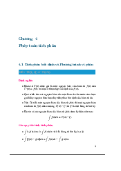 Bài tập chương 4 - Môn Toán cho các nhà kinh tế | Đại học Kinh Tế Quốc Dân
