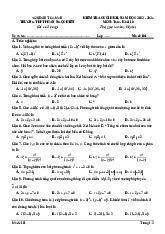 Đề cuối kì 2 Toán 10 năm 2023 – 2024 trường THPT Phan Ngọc Hiển – Cà Mau
