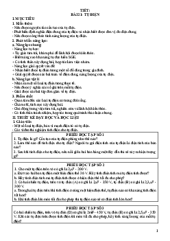 Bài 21: Tụ điện | Giáo án Vật Lí 11 Kết nối tri thức