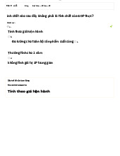 Bài tập trắc nghiệm chương 10 ( có đáp án ) | Môn kinh tế vĩ mô