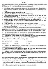 Đề số 1-10 - Môn Kinh tế vĩ mô - Đại Học Kinh Tế - Đại học Đà Nẵng