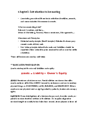 Introduction to Accounting  - Financial Accounting | Trường Đại học Quốc tế, Đại học Quốc gia Thành phố HCM