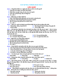 Bài Tập Trắc Nghiệm Môn GDCD Lớp 8 Bài 2: Liêm Khiết (có đáp án)