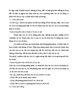 Lý thuyết lượng chất và ý thức xã hội