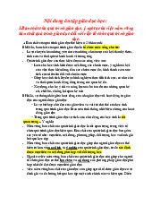Nội dung ôn tập giáo dục học: Bản chất và nguyên tắc giáo dục | Trường Đại học Sư phạm, Đại học Đà Nẵng