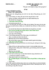 Đề thi học kỳ 1 môn Hoạt động trải nghiệm lớp 8 năm học 2024 - 2025 - Đề số 2 | Bộ sách Cánh diều