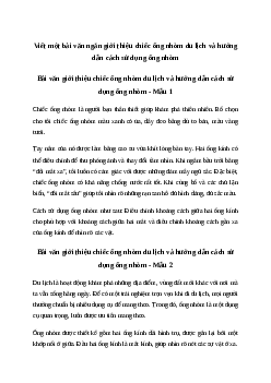 Viết một bài văn ngắn giới thiệu chiếc ống nhòm du lịch và hướng dẫn cách sử dụng ống nhòm| Văn mẫu Tiếng việt 4| Cánh diều