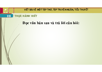 Chuyên đề 3. Phần 3: Giới thiệu và trình bày | Bài giảng PowerPoint | Ngữ văn 10 sách Kết nối tri thức với cuộc sống