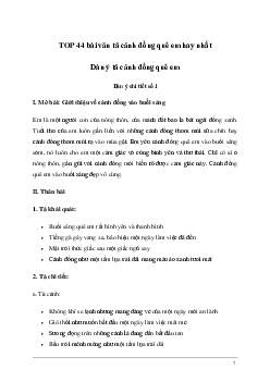Tập làm văn lớp 5: Tả cánh đồng quê em | Tiếng việt 5