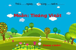 Giáo án điện tử Tiếng việt 1 bài 3 Chân trời sáng tạo : Cầu vồng