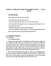Giáo Trình KTCP Chương 1: Tổng Quan Về Kế Toán Chi Phí Sản Xuất