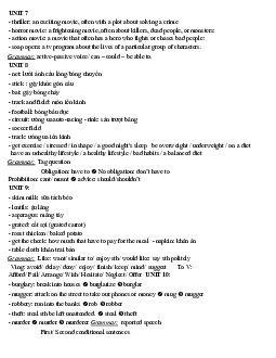 Tài liệu ôn tập từ vựng học phần Tiếng anh cơ bản