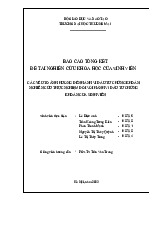 Yếu Tố Ảnh Hưởng Đến Hành Vi Đầu Tư Chứng Khoán | Bài thảo luận Phương pháp nghiên cứu khoa học