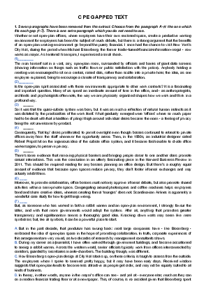 CPE gapped text practice test
