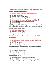 Ôn tập trắc nghiệm chương 6 - Chủ nghĩa xã hội | Trường đại học Lao động - Xã hội