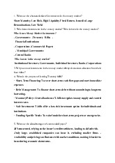 The money market questions - Môn Thị trường và các định chế tài chính - Đại Học Kinh Tế - Đại học Đà Nẵng