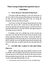 Thực Trạng An Toàn Giao Thông Hiện Nay Tại Việt Nam - Phân Tích và Giải Pháp