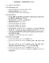 Đề cương môn Tổ chức kế toán- Trường Đại học lao động -  xã hội