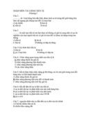 Câu Hỏi Trắc Nghiệm Chương 2 - Ngân Sách Nhà Nước | Môn Tài chính tiền tệ - Đại học Cần Thơ