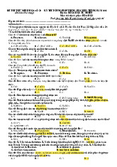 Đề thi minh họa  | Đại học Kinh tế Kỹ thuật Công nghiệp