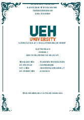 Bài thu hoạch Chương 2 Lịch sử hoạt động sáp nhập ở mỹ môn Sáp nhập, mua lại và tái cấu trúc doanh nghiệp  | Trường Đại học Kinh tế Thành phố Hồ Chí Minh