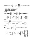 Một số bài tập Ôn tập Giữa Kỳ - Toán Kinh Tế | Trường Đại học Tôn Đức Thắng