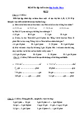 TOP 4 đề thi học kỳ 2 môn Toán lớp 5 năm học 2023 - 2024