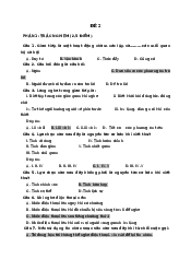 Đề ôn tập số 2 - Giao tiếp trong kinh doanh | Học viện Ngân Hàng