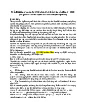 Mẫu bài tập lớn môn Mô phỏng hệ thống truyền thông | Học viện Công Nghệ Bưu Chính Viễn Thông