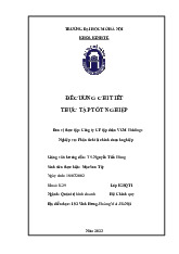 Nghiệp vụ: Phân tích tài chính doanh nghiệp môn Luật kinh tế | Trường đại học Mở Hà Nội
