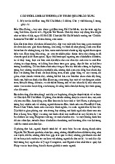 Câu hỏi làm bài tập thu hoạch tham quan bảo tàng