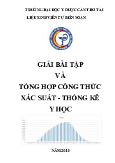 Tổng hợp Giải Bài Tập và Công Thức Xác Suất Thống Kê Y Học | Đại học Y dược Cần Thơ