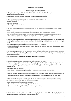 Bài tập Xác suất thống kê Buổi 6 | Trường Đại học Giao thông Vận Tải