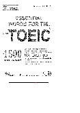 Top 1500 Essential Word for Toeic - English | Trường Đại Học Duy Tân