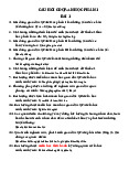 Câu hỏi ôn tập học phần 1 - Giáo dục quốc phòng | Trường Đại học Tôn Đức Thắng