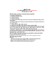 Đề kiểm tra tham khảo môn Kinh tế vi mô | Học viện Ngân Hàng