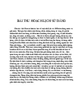 Bài tập LSĐ/ Trường đại học Nguyễn Tất Thành