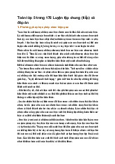 Toán lớp 5 trang 176 Luyện tập chung (tiếp) có đáp án