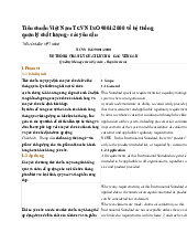 Tiêu chuẩn Việt Nam TCVN ISO 9001:2000 về hệ thống quản lý chất lượng - các yêu cầu