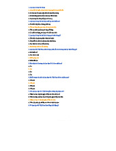 Trắc nghiệm môn GDQP - Lựu đạn Φ1 và kĩ thuật ném lựu đạn