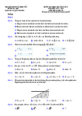 Đề ôn tập giữa kỳ 1 Toán 10 năm 2024 – 2025 trường THPT Gia Bình 1 – Bắc Ninh