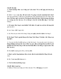 Dialog about daily routine in English